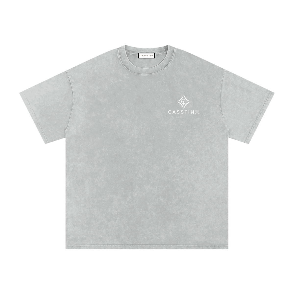CASSTINO Snow Washed Oversized Cotton T-Shirt