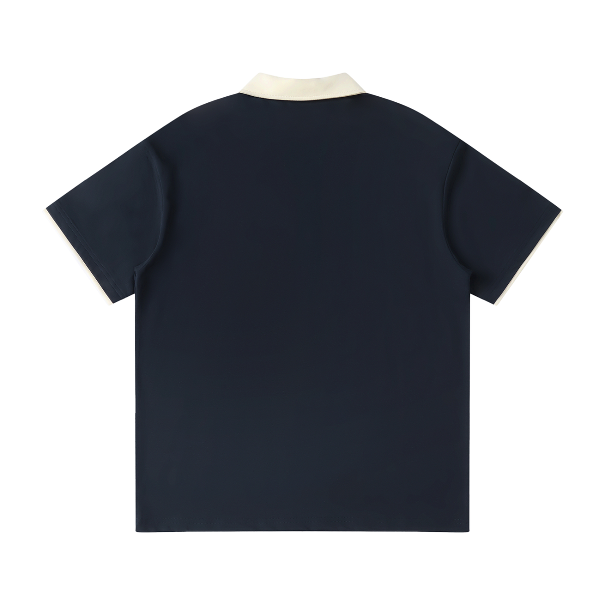 CASSTINO Mens Contrast Collar Raglan Polo Shirt