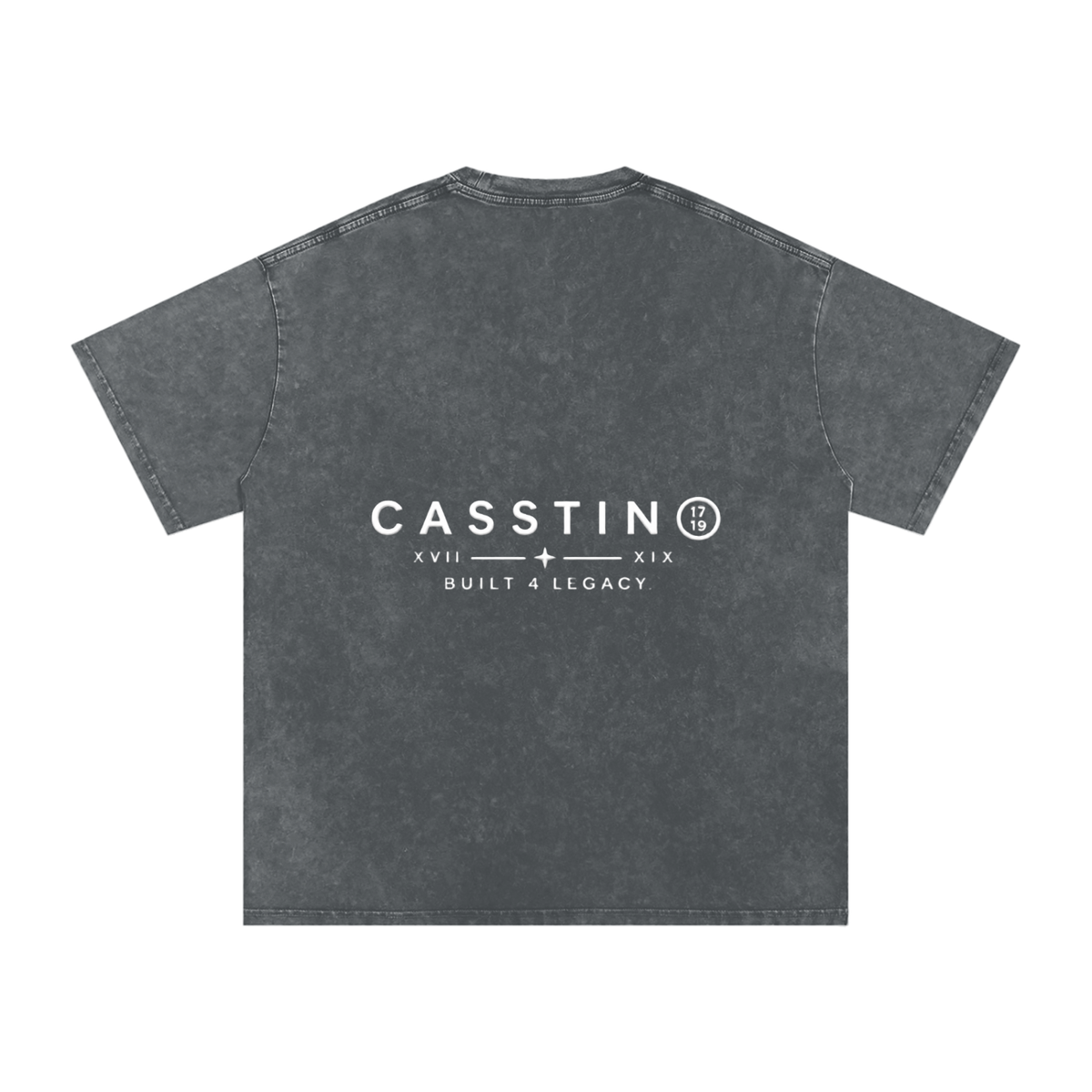 CASSTINO Snow Washed Oversized Cotton T-Shirt