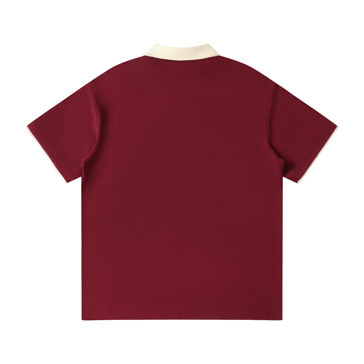 CASSTINO Mens Contrast Collar Raglan Polo Shirt