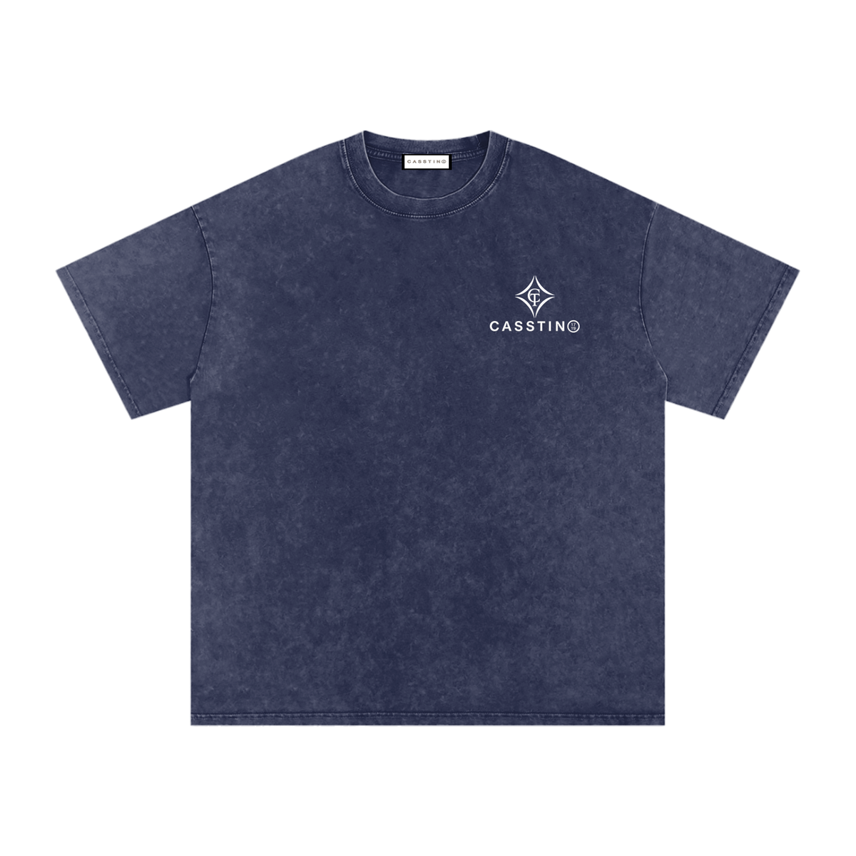 CASSTINO Snow Washed Oversized Cotton T-Shirt