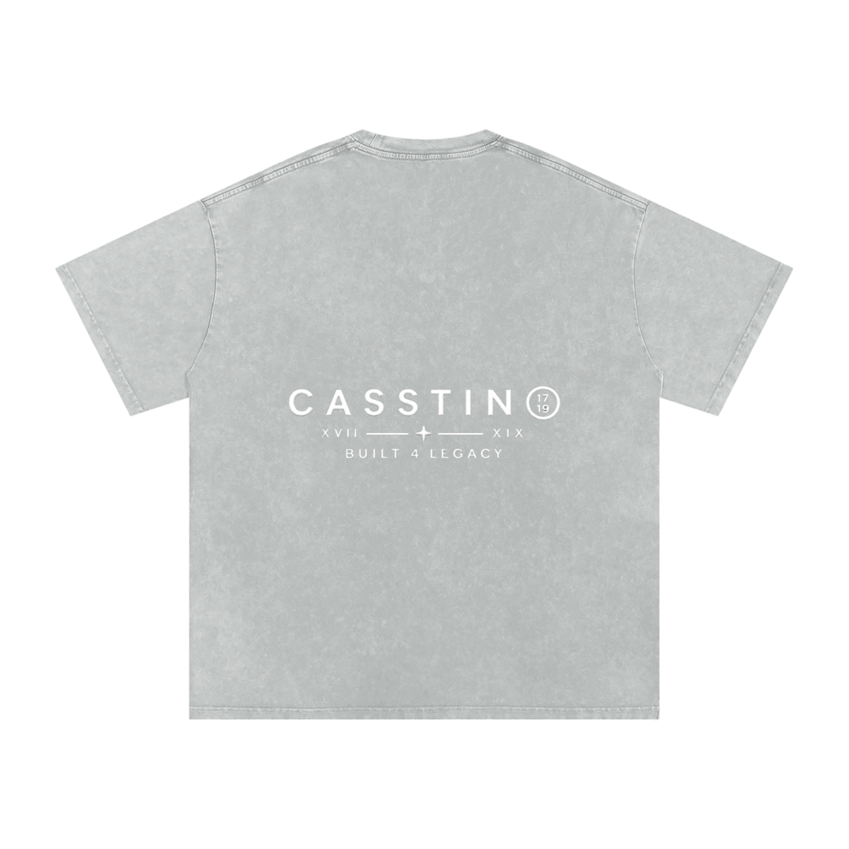 CASSTINO Snow Washed Oversized Cotton T-Shirt