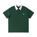 CASSTINO Mens Contrast Collar Raglan Polo Shirt