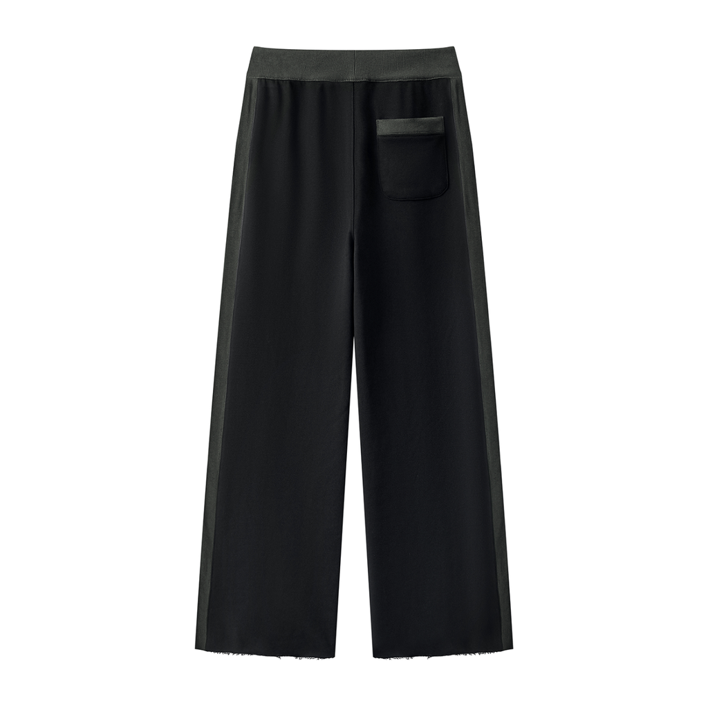 CASSTINO Women's Color Block Raw Hem Sweatpants