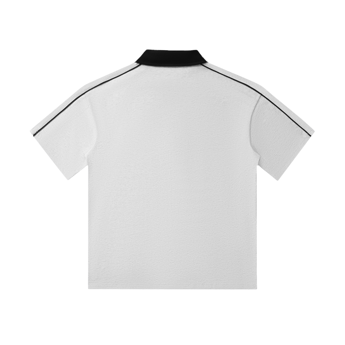 CASSTINO Mens Contrast Collar Short-Sleeve Polo Shirt