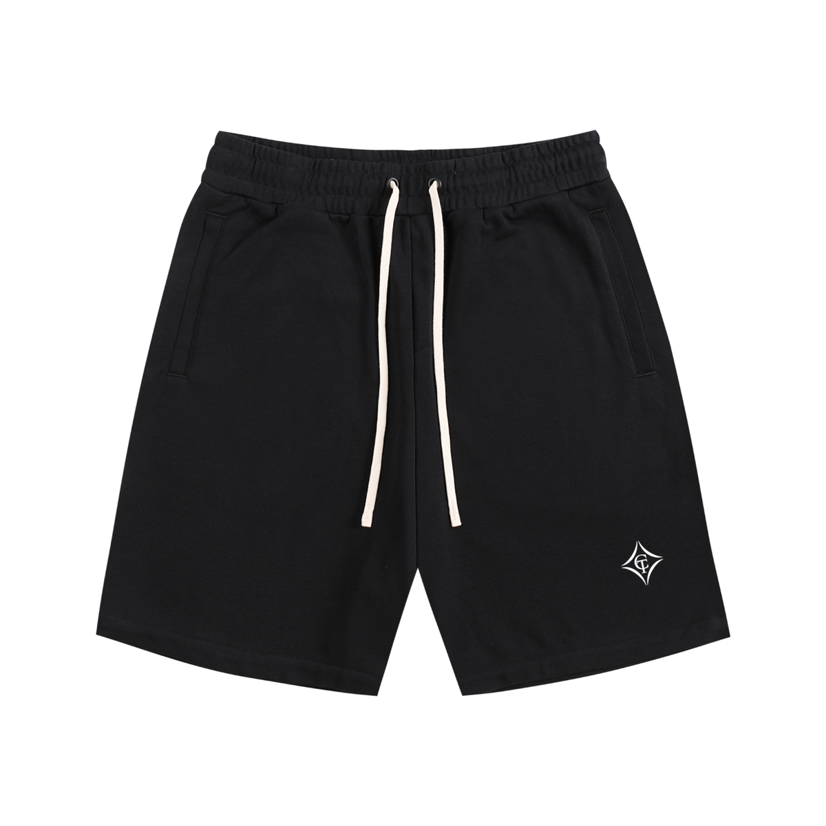 CASSTINO Mens Stringed Cotton Shorts
