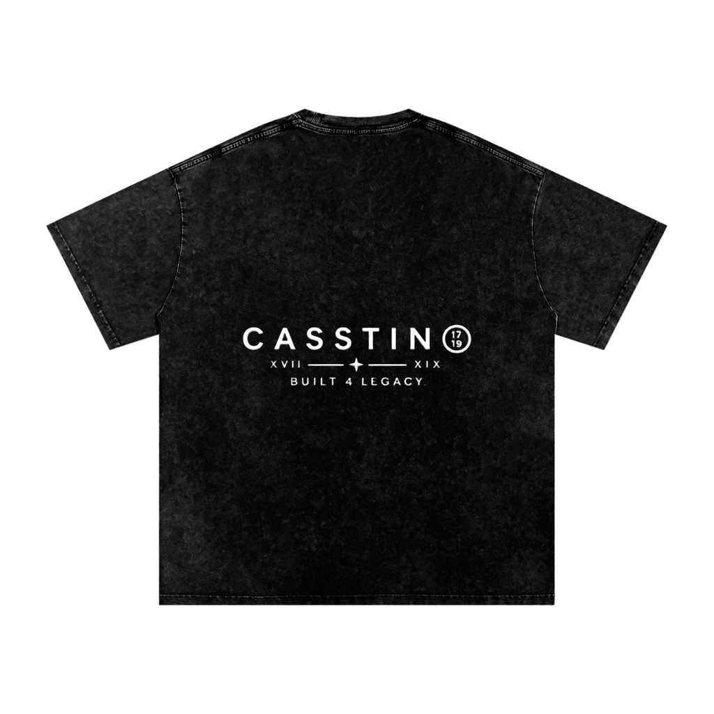 CASSTINO Snow Washed Oversized Cotton T-Shirt